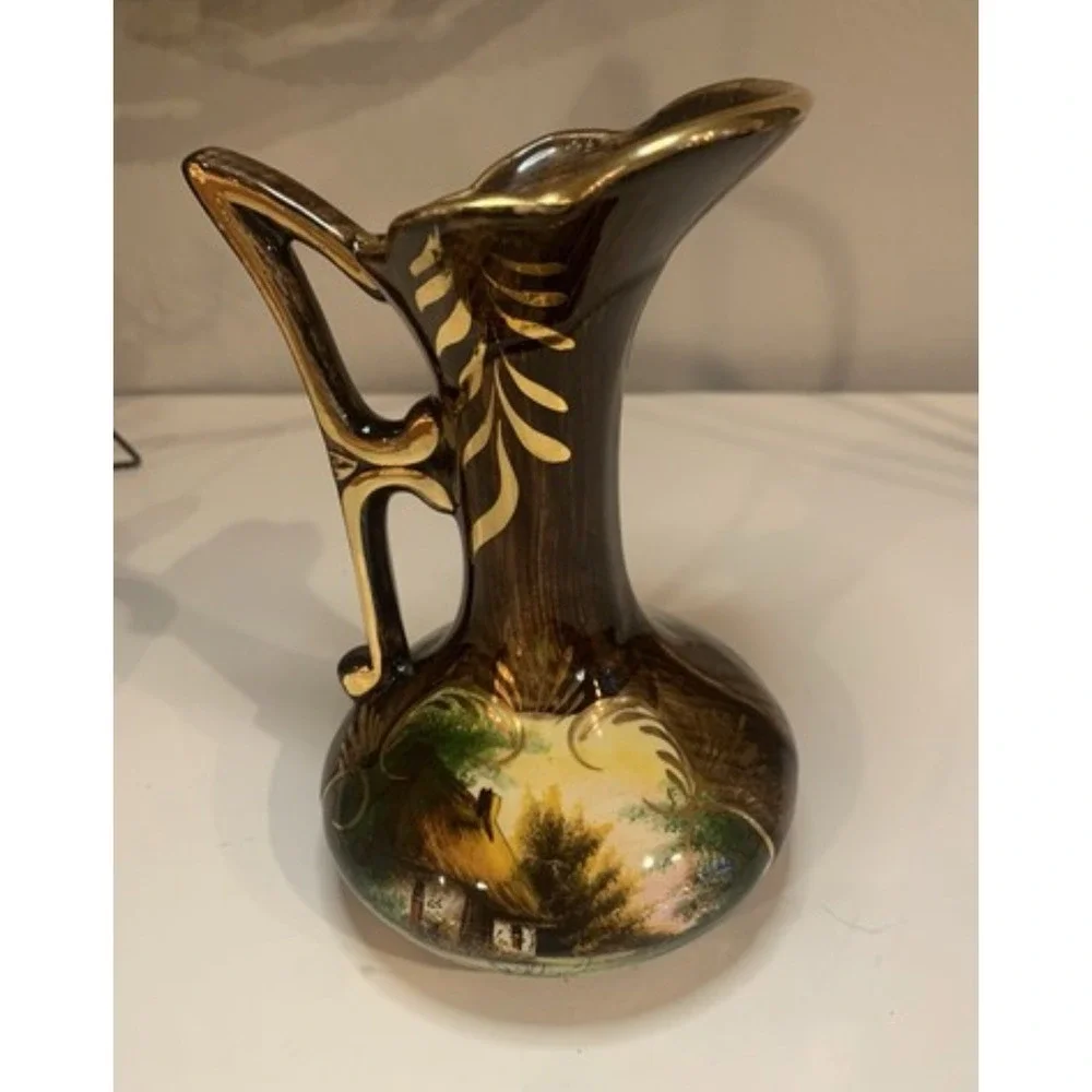 Extraordinary Vase Made in Belgium by Henry Bequet #314 Quaregnon 7
